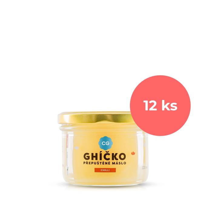Ghí přepuštěné máslo 220ml speciál chilli - karton 12ks